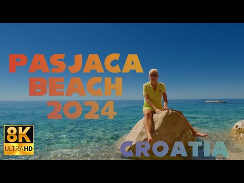 Pasjaca Beach, Croatia | 8K Walkthrough (May 2024)