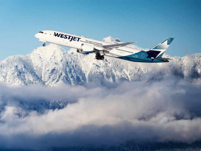 WestJet Boeing 787 taking off from Vancouver International Airport.

Date: Dec 30, 2021