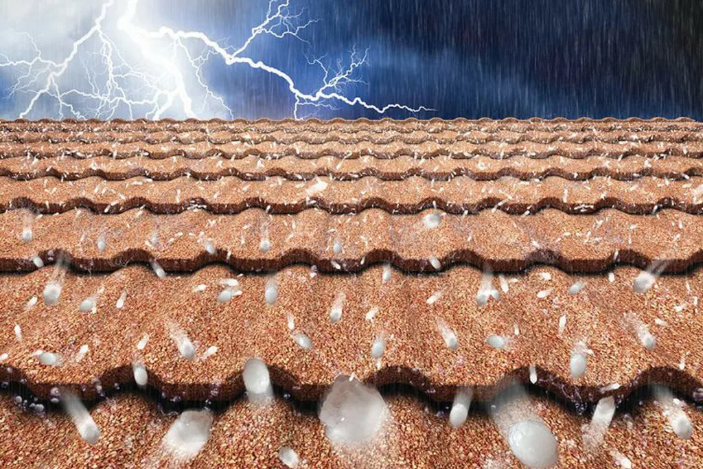 Gerard streha ob nevihti