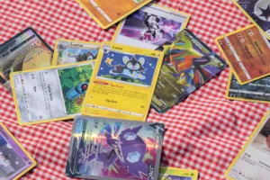 Selling Pokemon Cards At Kingsday At Amsterdam The Netherlands 27-4-2023